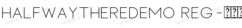 HalfwayThereDEMO Reg字体转换